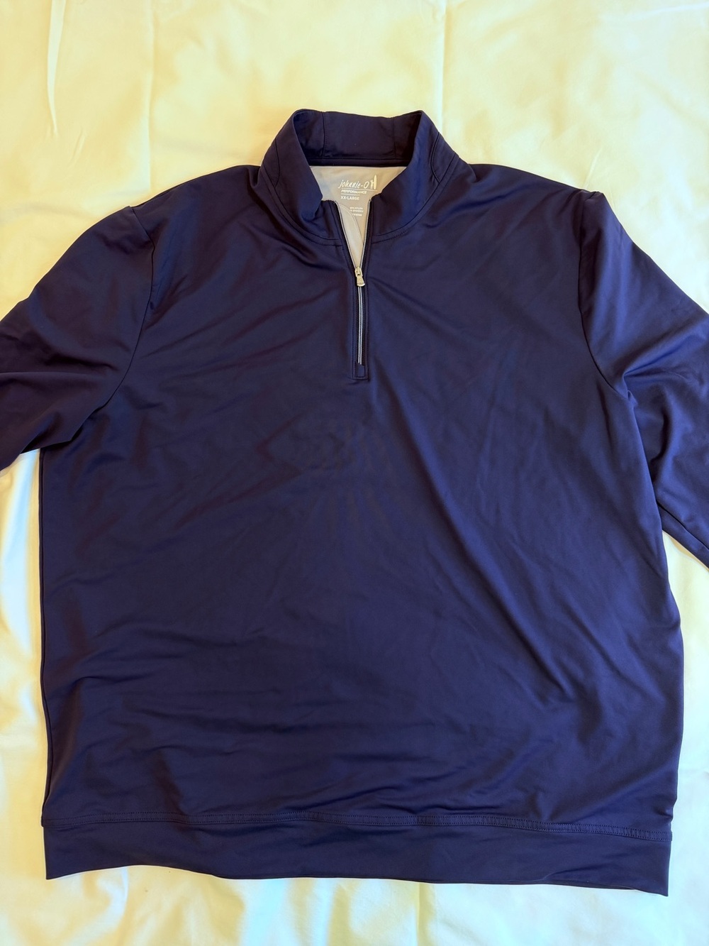 johnnie-O Navy Half-Zip Lightweight Pullover